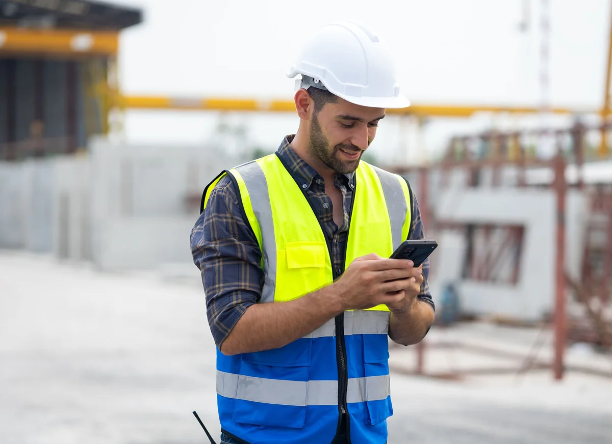 Construction delivery notification