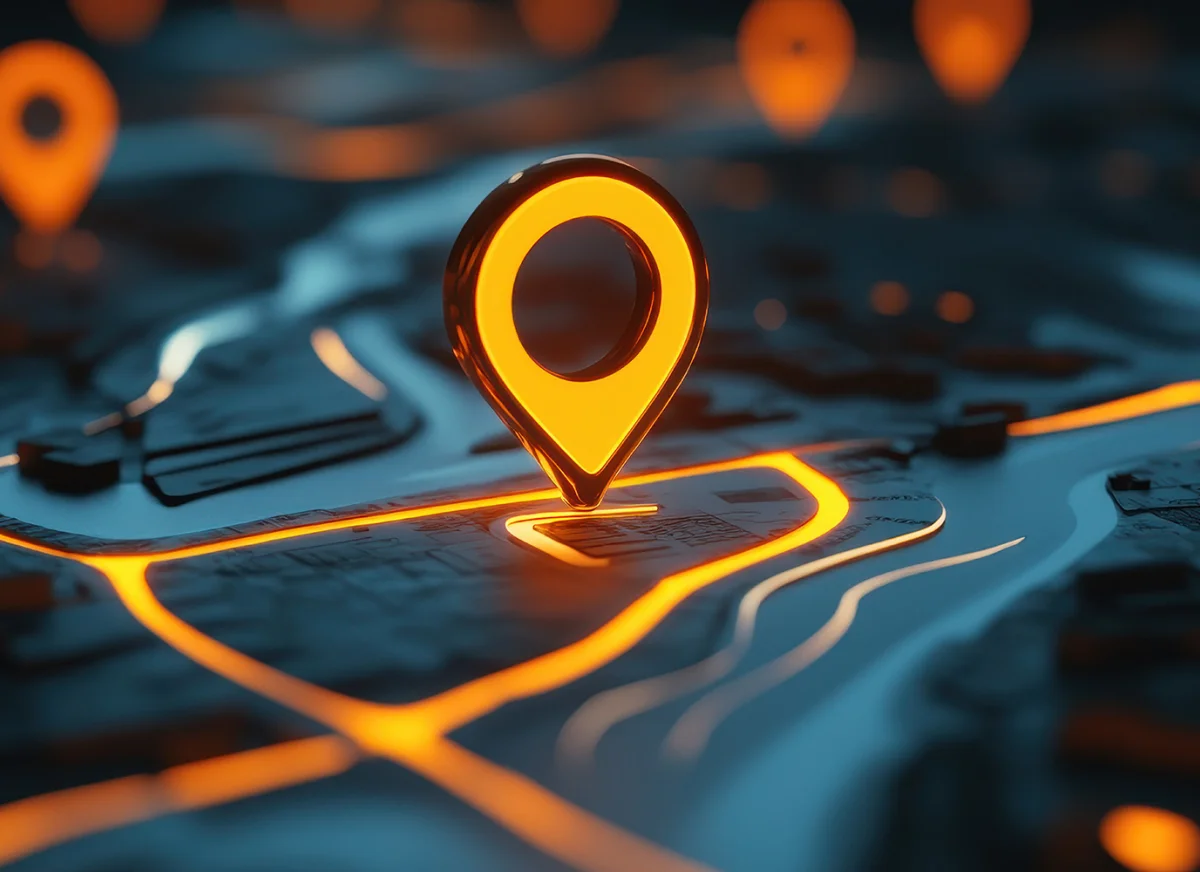 route optimisation map pin