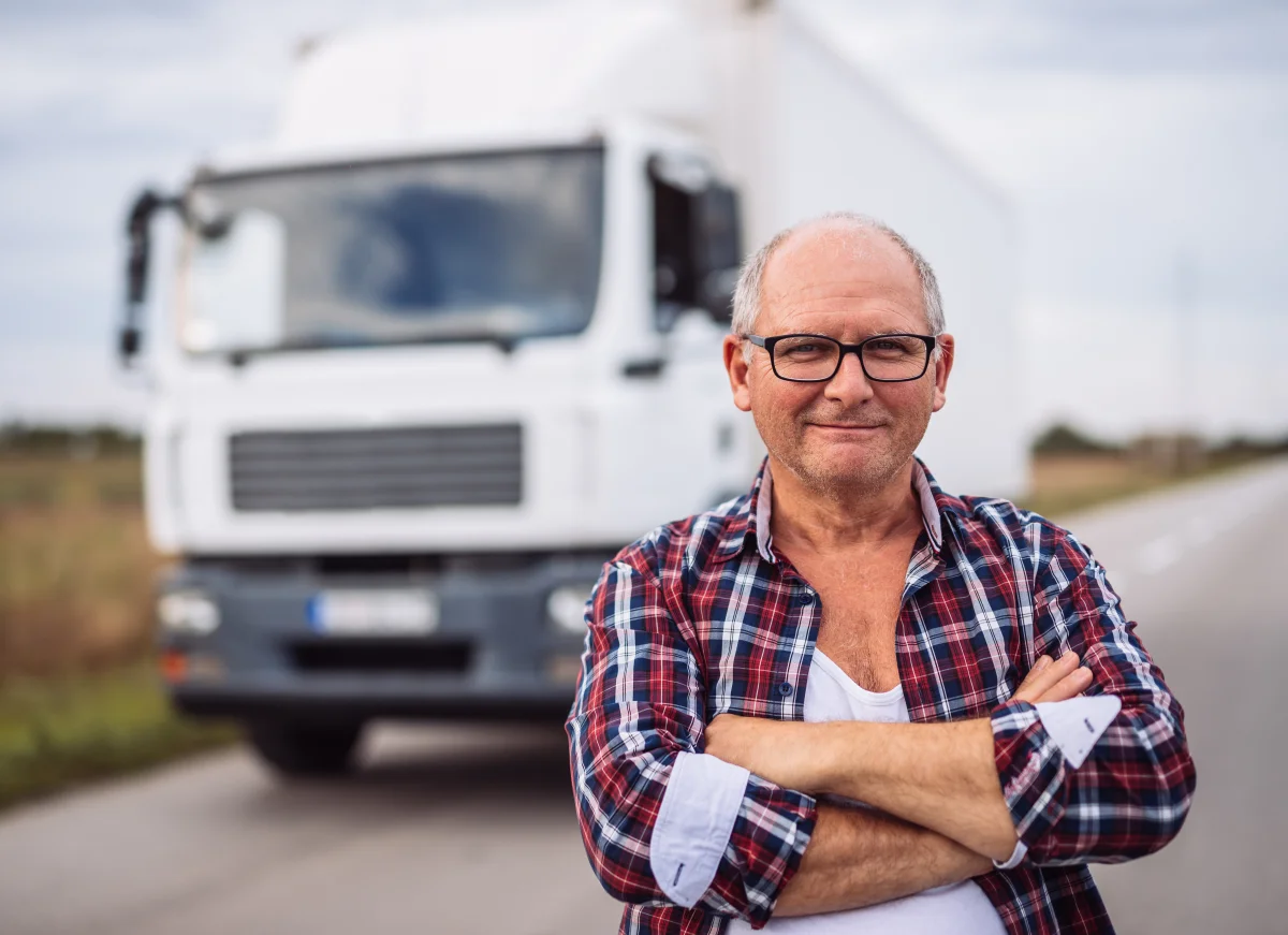 HGV Driver on the Road