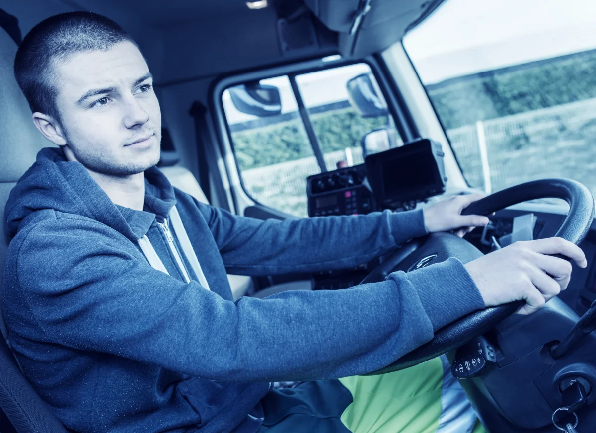 HGV Driver young teenager