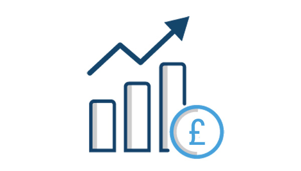 sales increase for ecommerce icon bar chart - what can be done about deliveries?