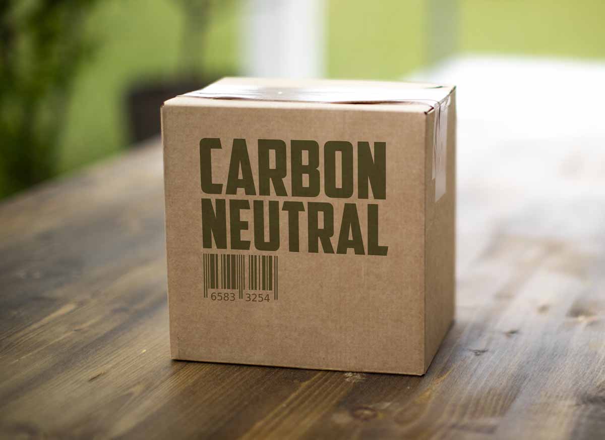 Carbon neutral parcel delivery