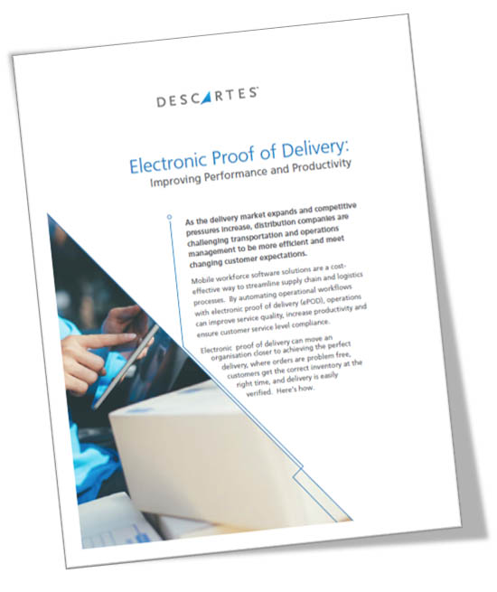 Cover - Electronic Proof of Delivery