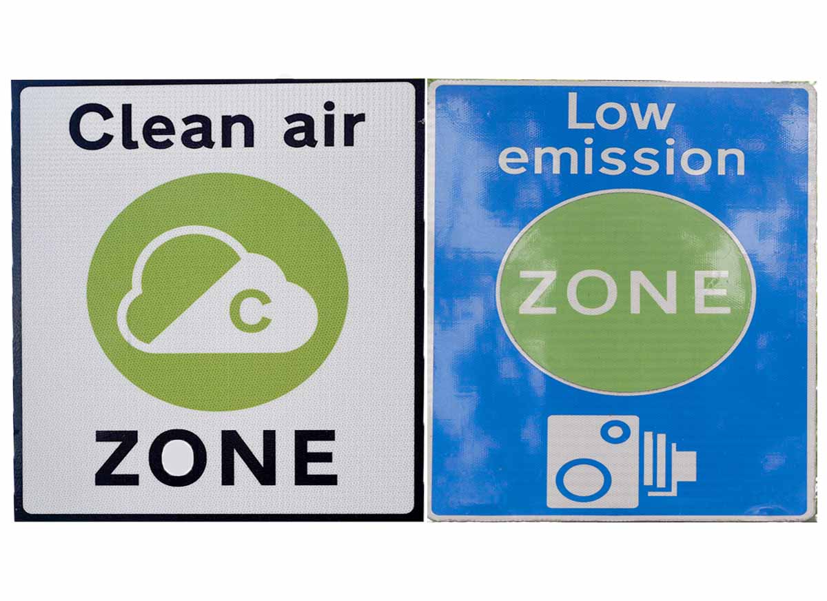 Introducing new UK clean air zones.