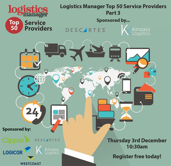 logistics manager top50 3pls
